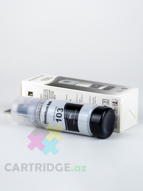 Mürəkkəb Premium ink 103 (Epson üçün) 70 ml, black Mürəkkəb Premium ink 103 (Epson üçün) 70 ml, black